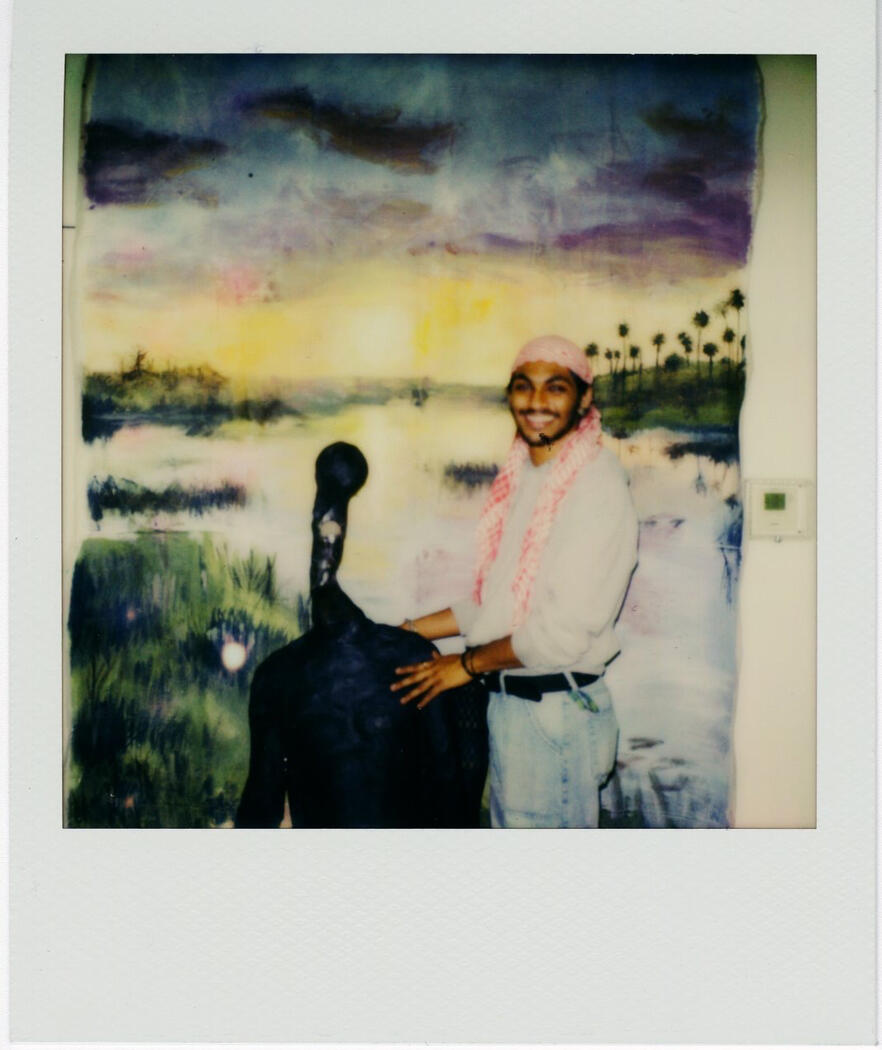 “Visting” 2024 - Poloroid
