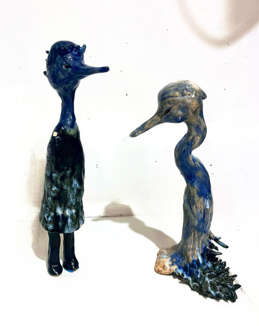 “Bird People” 2023 - Stoneware